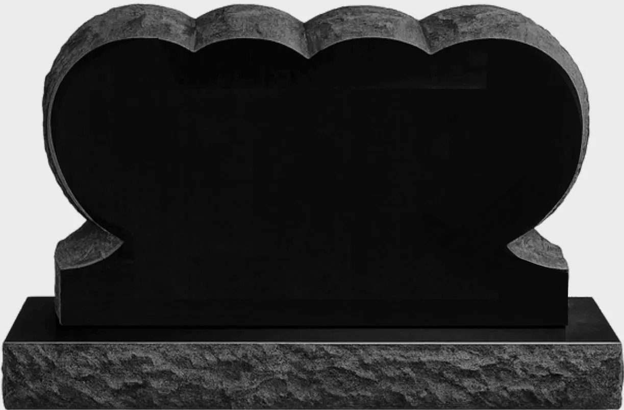 Double Heart Monument (2-Side Polish)