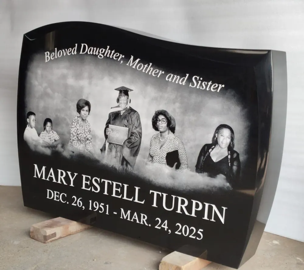 Made to Order Sandblasted Headstone