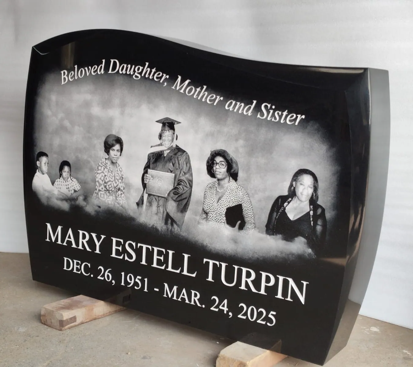 Made to Order Sandblasted Headstone